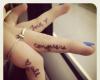 Words tattoo