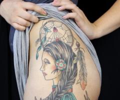 25 Most Beautiful Dreamcatcher Tattoo Pictures