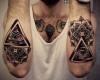 All seeing eye forearm tattoo