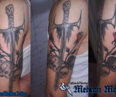 ROSE AND SKULL