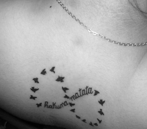 Infinity tattoo for girls