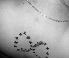 Infinity tattoo for girls