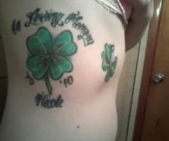 Shamrock in memory