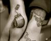 Tea tattoos on hand