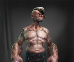 Popeye Digital Art