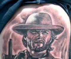 Clint Eastwood as Josey Wales tattoo