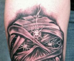 Eddie mummy tattoo