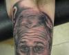 George W. Bush tattoo
