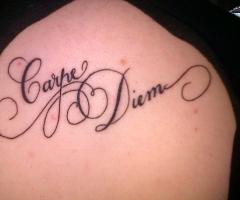 Carpe Diem meaning Seize The Day in latin
