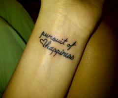 pursuit of happiness