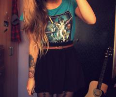Fashion girly tattoo