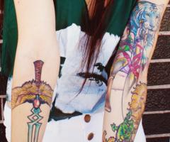 Dagger tattoo