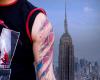 Spiderman arm tattoo