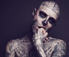Rick Genest body tattoos