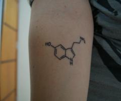 Serotonin tattoos
