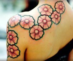 Flores tatuadas
