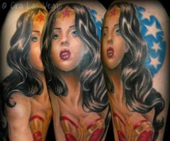 La mujer maravilla tatuajes