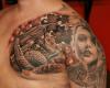 Tattoo realista de serpiente