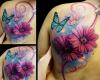Los mejores tatuajes de flores con mariposas