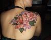 Rosas rosas tatuajes