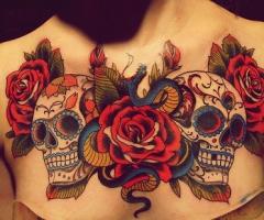 Los tatuajes de calaveras mexicanas mas lindos