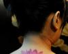 flores japonesas con sombras