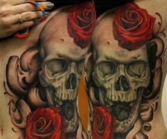 Tatuajes de calaveras para mujeres
