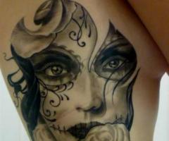 Catrina en costillas