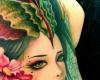 Rostro de mujer vintage