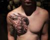 Cara de mujer tatuada