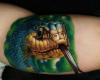 Retrato de serpiente realista