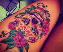 Calavera de color
