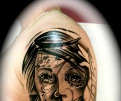 Catrina tatuaggio