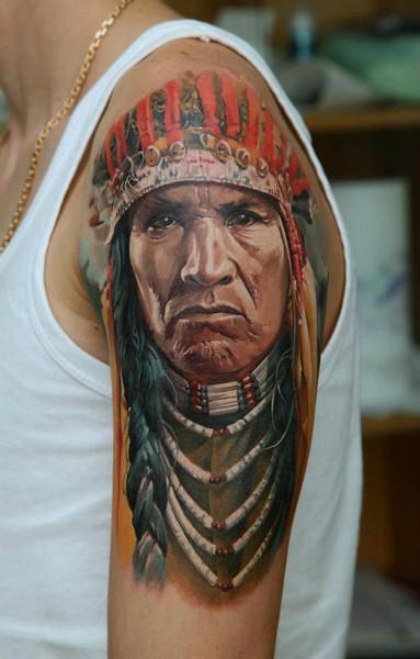 Capo indiano Tattoo