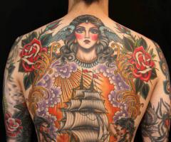 old school tattoo nave vintage