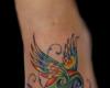 svelge tatovering pa foten