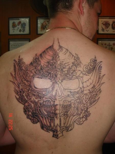 kata tattoo full back