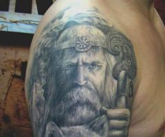 Tatuajes de guerreros vikingos