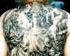 tatouages ​​religieux sur le dos