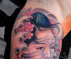 Geisha tattoos for men and women