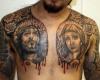 Tatuajes religiosos jesus y la virgen