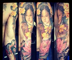 Geisha tattoos for men and women