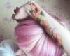 Flower tattoo on arm