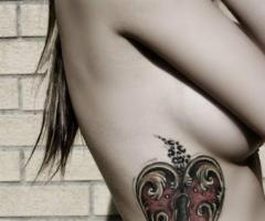 Heart tattoo keys