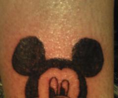 Rostro de Mickey sonriente