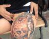 calavera con pin up