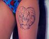 Alice and heart tattoo