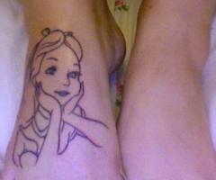 Alice with lines