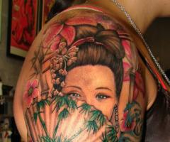 Geisha tattoos for men and women