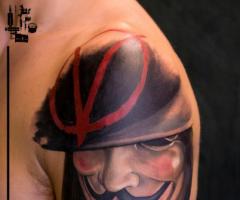 V de Venganza tatuajes